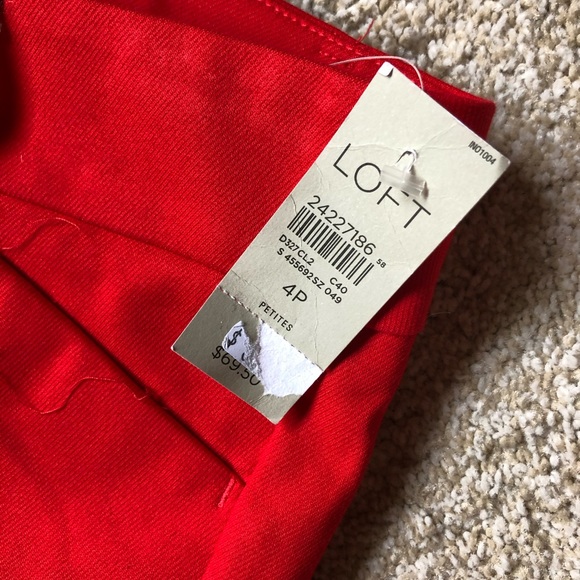 New Ann Taylor Loft Marisa Skinny Pants 4P - Picture 2 of 5